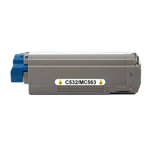 Kompatibilný toner pre OKI C532 / C542 / MC563 / MC573 Yellow / 46490605 6000 strán