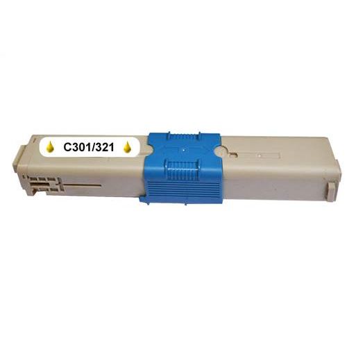 Kompatibilný toner pre OKI C301 / 321dn Yellow / 44973533 1500 strán