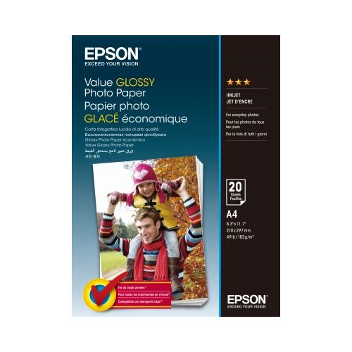 EPSON Value Glossy Photo Paper A4 20 sheet C13S400035