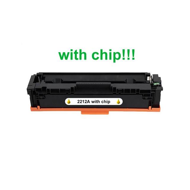 Kompatibilný toner pre HP 207A / W2212A-Plne funkčný čip! Yellow 1250 strán