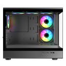 EVOLVEO Ursus, mATX / 6x ARGB 120 / sklo čelo + bok URSUS-BK-6