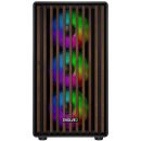 EVOLVEO Panthera, mATX / 6x ARGB 120 / drevo+sklo PANTHERA-BK-6