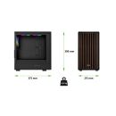 EVOLVEO Panthera, mATX / 6x ARGB 120 / drevo+sklo PANTHERA-BK-6