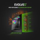 EVOLVEO Panthera, mATX / 6x ARGB 120 / drevo+sklo PANTHERA-BK-6