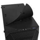 EVOLVEO Xenon, Midi Tower / 4x ARGB / mesh+sklo XENON-BK-4