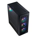 Adata XPG LANDER 501 / Midi Tower / Transpar. / Čierna LANDER501CMTA-BKCWW