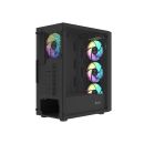 PC skriňa Fury SHOBO SH8F, ARGB, Midi Tower, Čierna NFO-2402