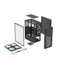 PC skriňa Fury SHOBO SH8F, ARGB, Midi Tower, Čierna NFO-2402