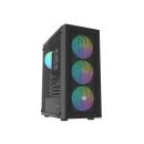 PC skriňa Fury SHOBO SH8F, ARGB, Midi Tower, Čierna NFO-2402
