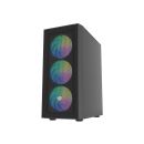 PC skriňa Fury SHOBO SH8F, ARGB, Midi Tower, Čierna NFO-2402