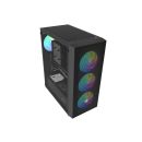 PC skriňa Fury SHOBO SH8F, ARGB, Midi Tower, Čierna NFO-2402