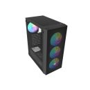 PC skriňa Fury SHOBO SH8F, ARGB, Midi Tower, Čierna NFO-2402