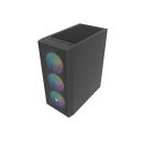 PC skriňa Fury SHOBO SH8F, ARGB, Midi Tower, Čierna NFO-2402