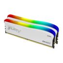 Kingston FURY Beast White / DDR4 / 16GB / 3600MHz / CL17 / 2x8GB / RGB / White KF436C17BWAK2 / 16