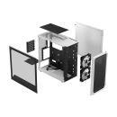 Fractal Design Focus 2 RGB White TG Clear Tint / Midi Tower / Transpar. / Čierna a biela FD-C-FOC2A-04