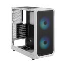 Fractal Design Focus 2 RGB White TG Clear Tint / Midi Tower / Transpar. / Čierna a biela FD-C-FOC2A-04