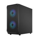 Fractal Design Focus 2 RGB Black TG Clear Tint / Midi Tower / Transpar. / Čierna FD-C-FOC2A-03