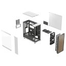 Fractal Design North Chalk White TG Clear Tint / Midi Tower / Transpar. / Biela FD-C-NOR1C-04