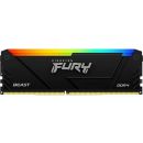 Kingston FURY Beast / DDR4 / 32GB / 3200MHz / CL16 / 1x32GB / RGB / Black KF432C16BB2A / 32