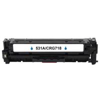 Kompatibilný toner pre HP CC531A / CE411A / CF381A / Canon CRG-718 Cyan 2800 strán