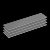 ARCTIC Thermal pad TP-4 (120x20mm, 1.0mm - 4 Pack) - prémiová teplovodivá podložka pod chladič balený ACTPD00066A