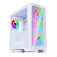 EVOLVEO Ptero Q2G, ATX / 4x ARGB 120 / sklo čelo+bok PTEROQ2G-WH