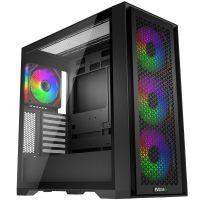 EVOLVEO Rhino, eATX / ATX / 4x ARGB 120mm / bočnice RHINO-BK-4