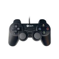 Gamepad C-TECH Callon pro PC / PS3, 2x analog, X-input, vibrační, 1,8m kabel, USB GP-05