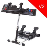 Wheel Stand Pro DELUXE V2, stojan na joystick a pedále Saitek Pro Rudder, Pro Flight Yoke System SAITEK