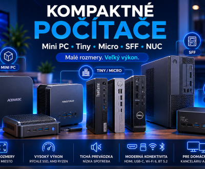 Kompaktné počítače - rozdelenie typov, ako si vybrať