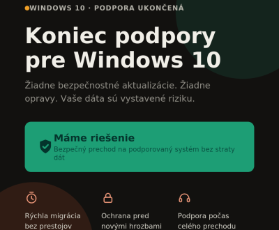 KONIEC PODPORY PRE WINDOWS 10? MÁME RIEŠENIE!