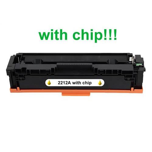 Kompatibilný toner pre HP 207A / W2212A-Plne funkčný čip! Yellow 1250 strán