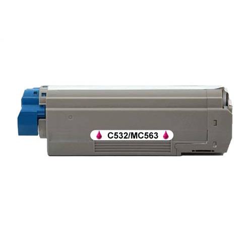 Kompatibilný toner pre OKI C532 / C542 / MC563 / MC573 Magenta / 46490606 6000 strán