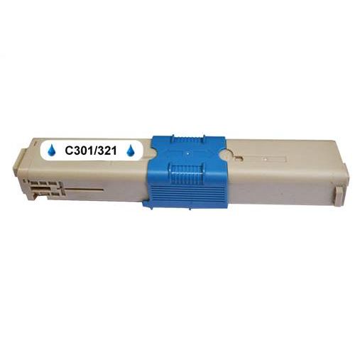 Kompatibilný toner OKI C301 / 321dn cyan NEW - NeutralBox / 44973535 1500 strán
