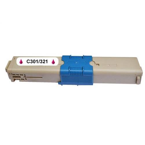 Kompatibilný toner pre OKI C301 / 321dn Magenta / 44973534 1500 strán