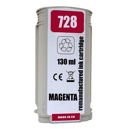 Renovovaná kazeta pre HP 728 (130ml) / F9J66A Magenta Premium