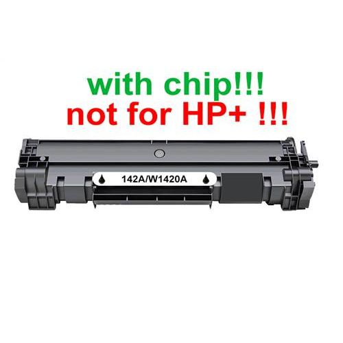 Kompatibilný toner pre HP 142A / W1420A-Plne funkčný čip! Black. Nefunkčné v programe HP+!!! 950 strán