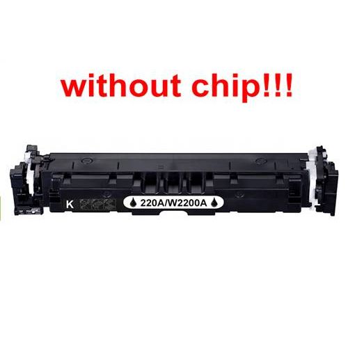 Kompatibilný toner pre HP 220A / W2200A-No Chip! Black. POZOR kazeta bez čipu 2000 strán