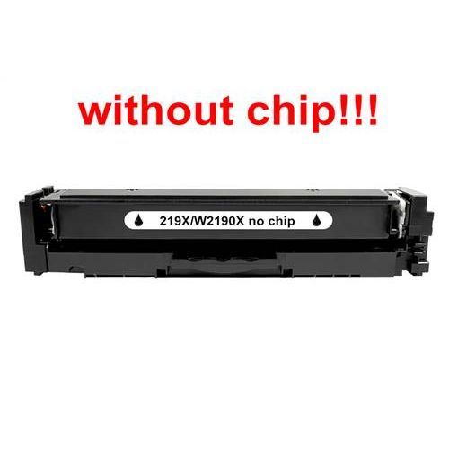 Kompatibilný toner pre HP 219X / W2190X-No Chip! Black. POZOR kazeta bez čipu 3200 strán