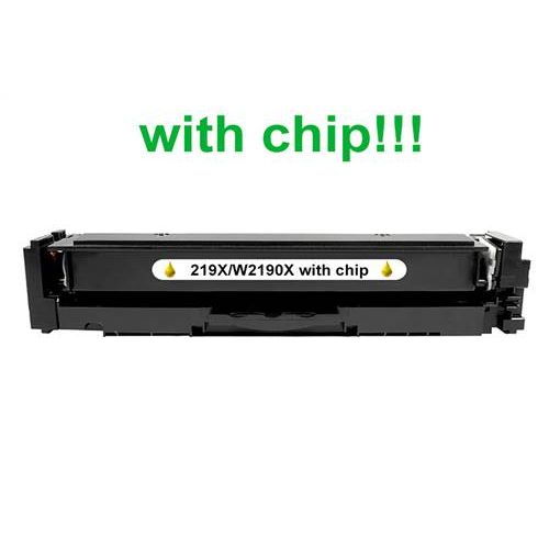 Kompatibilný toner pre HP 219X / W2192X-Plne funkčný čip! Yellow 2500 strán