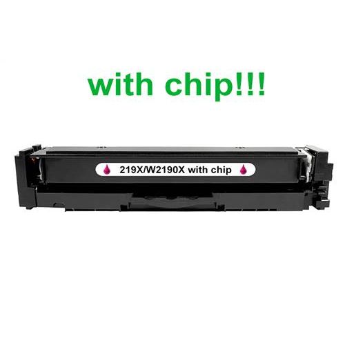Kompatibilný toner pre HP 219X / W2193X-Plne funkčný čip! Magenta 2500 strán