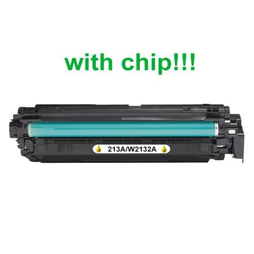 Kompatibilný toner pre HP 213A / W2132A-Plne funkčný čip! Yellow 3000 strán