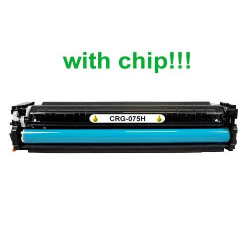 Kompatibilný toner pre Canon CRG-075H s čipom ! Yellow / 6366C002 2500 strán