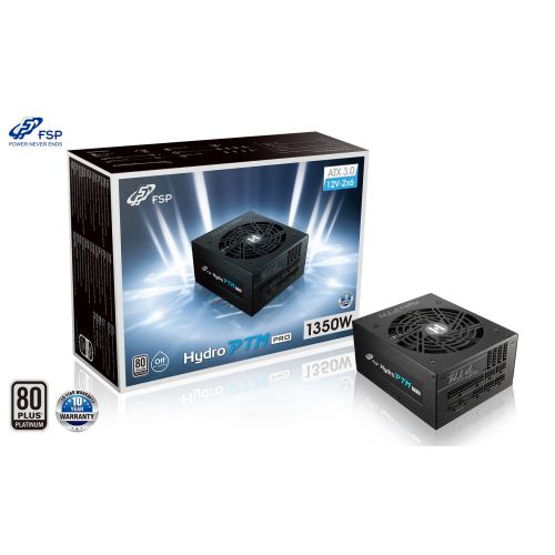 FSP HYDRO PTM PRO 1350 / 1350W / ATX 3.0 / 80PLUS Platinum / Modular / Retail PPA13F0101