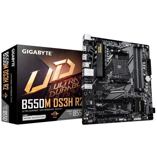 GIGABYTE B550M DS3H R2 / AM4 / mATX B550M DS3H R2