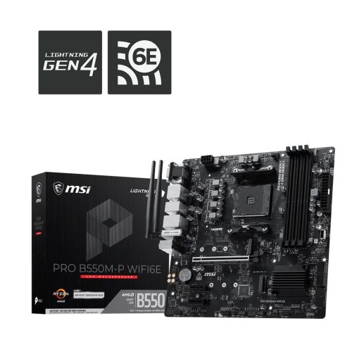 MSI PRO B550M-P WIFI6E / AM4 / mATX PRO B550M-P WIFI6E