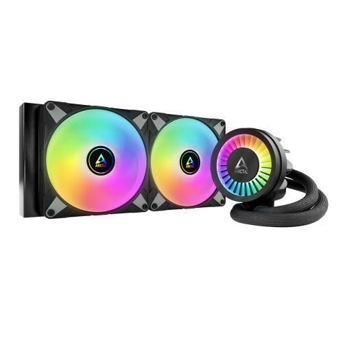 ARCTIC Liquid Freezer III - 280 A-RGB (Black) : All-in-One CPU Water Cooler with 280mm radiator and ACFRE00143A