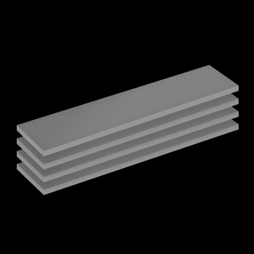 ARCTIC Thermal pad TP-4 (120x20mm, 1.5mm - 4 Pack) - prémiová teplovodivá podložka pod chladič balený ACTPD00067A