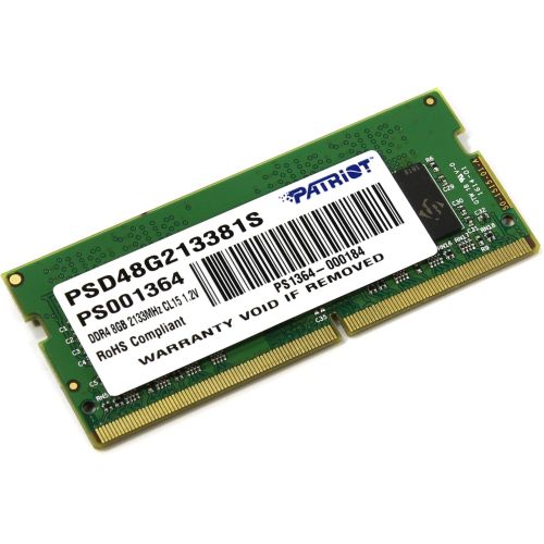 SO-DIMM 8GB DDR4-2133MHz Patriot CL15 SR PSD48G213381S