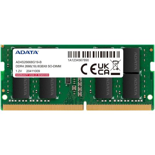 Adata / SO-DIMM DDR4 / 8GB / 2666MHz / CL19 / 1x8GB AD4S26668G19-SGN
